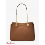 Женская Сумка на Плечо MICHAEL KORS (Teagan Large Pebbled Leather Shoulder Bag) 65351-05 Багаж
