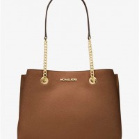 Женская Сумка на Плечо (Teagan Large Pebbled Leather Shoulder Bag) 65351-05 Багаж
