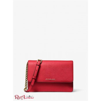 Женская Сумка Кроссбоди (Daniela Large Saffiano Leather Crossbody Bag) 65421-05 Crimson