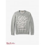 Жіночий Світшот MICHAEL KORS (Cotton and Cashmere MK Beach Club Sweatshirt) 53251-05 перл сірий