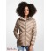 Женская Куртка (Faux Fur-Lined Quilted Nylon Packable Puffer Jacket) 61091-05 Taupe