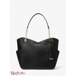 Женская Сумка на Плечо MICHAEL KORS (Jet Set Large Saffiano Leather Shoulder Bag) 65381-05 Черный