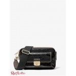 Женская Сумка Камера MICHAEL KORS (Bradshaw Medium Logo Embossed Patent Leather Camera Bag) 65441-05 Черный