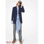 Жіночий Светр MICHAEL KORS (Cable Cashmere Tie-Waist Sweater) 48931-05 sky blue