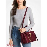 Женская Сумка Сэтчел MICHAEL KORS (Hamilton Legacy Small Crocodile Embossed Leather Belted Satchel) 61611-05 Dk Berry