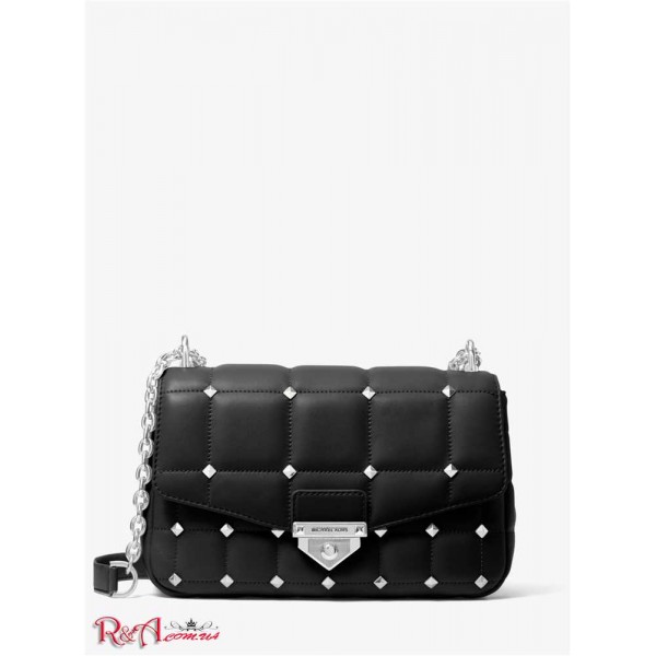 Женская Сумка на Плечо MICHAEL KORS (SoHo Large Studded Quilted Leather Shoulder Bag) 61581-05 Черный