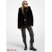 Женское Пальто (Quilted Faux Fur Hooded Coat) 65131-05 Черный