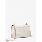 Жіноча Сумка Кроссбоди MICHAEL KORS (Lita Medium Two-Tone Logo Crossbody Bag) 65331-05 Ванілевий