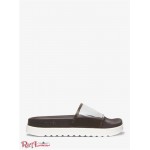 Женские Сандалии MICHAEL KORS (Tyra PVC and Logo Slide Sandal) 61322-05 коричневый