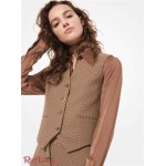 Жіноче Кільце MICHAEL KORS (Herringbone Wool-Melton Vest) 48842-05 suntan/cocoa