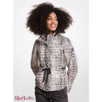 Женская Куртка (Snake Print Packable Puffer Jacket) 60712-05 Дюна