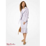 Женское Платье MICHAEL KORS (Embellished Corded Lace Ruffle-Hem Dress) 60792-05 Lavender Mist
