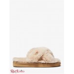 Женские Сандалии MICHAEL KORS (Lala Faux Fur Slide Sandal) 65272-05 Camel