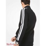 Мужская Куртка MICHAEL KORS (Striped Viscose Blend Track Jacket) 48622-05 черный