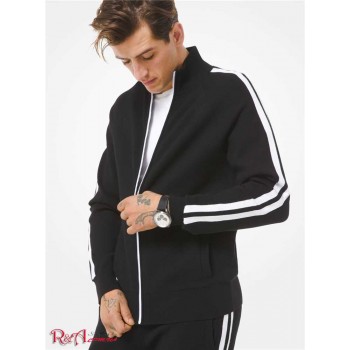 Чоловіча Куртка (Striped Viscose Blend Track Jacket) 48622-05 чорний