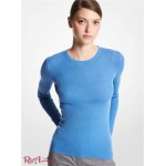 Женский Свитер MICHAEL KORS (Featherweight Cashmere Sweater) 61142-05 Cornflower