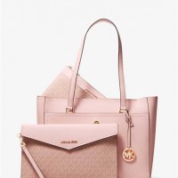 Жіноча Таут Сумка (Maisie Large Pebbled Leather 3-in-1 Tote Bag) 65322-05 Pwd Рум'Яна Мульті