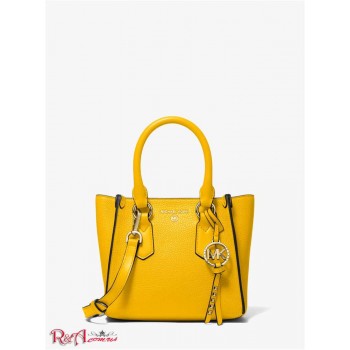 Женская Сумка Сэтчел (Kris Small Pebbled Leather Satchel) 61632-05 Jasmine Yllw