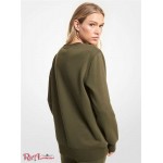 Жіночий Світшот MICHAEL KORS (Logo Organic Cotton Blend Sweatshirt) 64962-05 Ivy