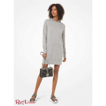 Жіноче Худі (Crystal-Fringed Cotton-Blend Hoodie Dress) 48362-05 перл хізер