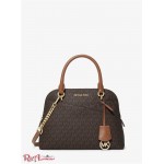 Женская Сумка Сэтчел MICHAEL KORS (Jet Set Medium Logo Dome Satchel) 61492-05 Коричневый