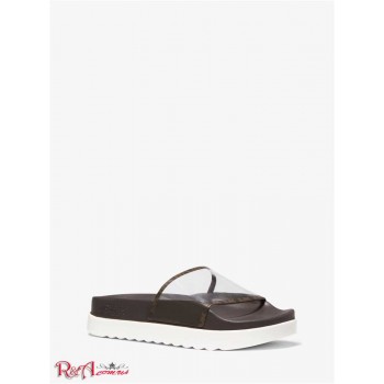 Женские Сандалии (Tyra PVC and Logo Slide Sandal) 61322-05 Коричневый