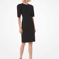 Жіноча Сукня (Stretch Boucle Puff-Sleeve Sheath Dress) 49302-05 Чорний