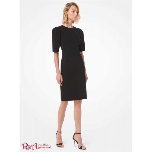 Женское Платье MICHAEL KORS (Stretch Boucle Puff-Sleeve Sheath Dress) 49302-05 Черный