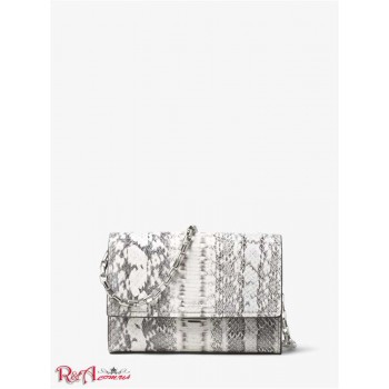 Женский Клатч (Yasmeen Small Snakeskin Clutch) 65442-05 натуральный