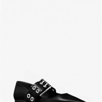 Жіночі Балетки (Maude Calf Leather Pointed-Toe Mary Jane Flat) 49252-05 Чорний