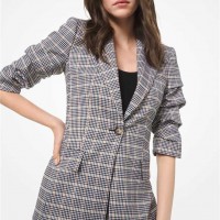 Женский Блейзер (Dogtooth Stretch Wool Push-Up Sleeve Blazer) 61082-05 Багаж