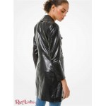 Жіночий Плащ MICHAEL KORS (Patent Leather Trench Coat) 47932-05 чорний