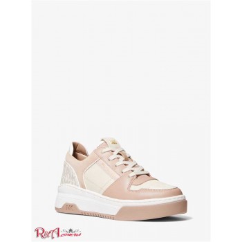 Женские Сникерсы (Lexi Mixed-Media Sneaker) 65232-05 lt cream