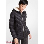 Женская Куртка MICHAEL KORS (Faux Fur-Lined Quilted Nylon Packable Puffer Jacket) 61092-05 Черный