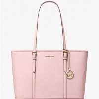 Жіноча Таут Сумка (Jet Set Travel Large Saffiano Leather) 61522-05 Пудровие Рум'Яна