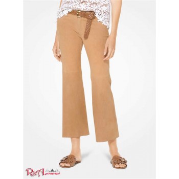 Женские Штаны (Izzy Suede Cropped Flared Pants) 60682-05 Арахис