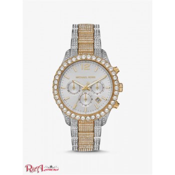 Жіночий Годинник (Oversized Layton Pave Two-Tone Watch) 64982-05 два тон