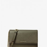 Жіноча Сумка Кроссбоди (Daniela Large Saffiano Leather Crossbody Bag) 65422-05 Оливковий
