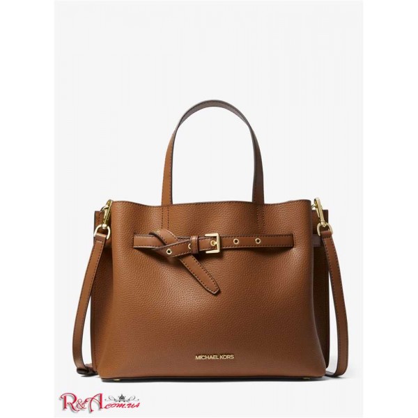 Женская Сумка Сэтчел MICHAEL KORS (Emilia Large Pebbled Leather Satchel) 65372-05 Багаж