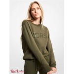 Жіночий Світшот MICHAEL KORS (Logo Organic Cotton Blend Sweatshirt) 64962-05 Ivy