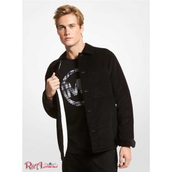 Чоловіча Куртка (Faux Shearling-Lined Corduroy Jacket) 65082-05 чорний