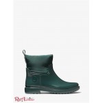 Женские Ботинки MICHAEL KORS (Blakely Logo Tape PVC and Nylon Rain Boot) 61212-05 Racing Зеленый