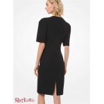 Жіноча Сукня MICHAEL KORS (Stretch Boucle Puff-Sleeve Sheath Dress) 49302-05 Чорний