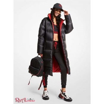 Женский Пуховик (Logo Cire Reversible Puffer Coat) 65053-05 Malachite Серый