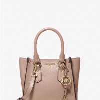 Жіноча Сумка Сетчел (Kris Small Pebbled Leather Satchel) 61633-05 Палевий