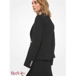 Жіноча Куртка MICHAEL KORS (Embellished Wool Gabardine Cutaway Riding Jacket) 65123-05 чорний