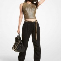 Жіночі Штани (Wide-Leg Organic Stretch Cotton Pants) 65013-05 чорний