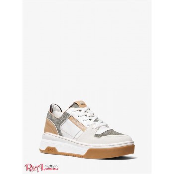 Женские Сникерсы (Lexi Canvas and Glitter Chain Mesh Sneaker) 65233-05 opwht multi