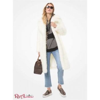 Жіноче Пальто (Faux Mongolian Coat) 65023-05 кістка