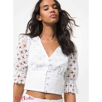 Женский Топ (Floral Medallion Lace Top) 60743-05 Лавандовый Туман